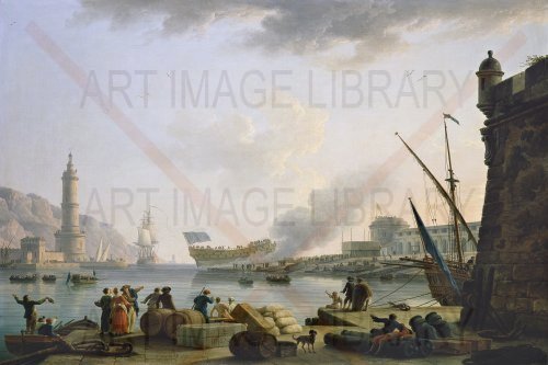 Image no. 5138: The Launch of a Warship at... (Claude Joseph Vernet), code=S, ord=0, date=-